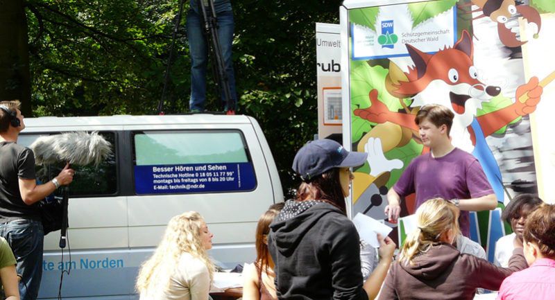 Umweltmobil SDW - Fahrzeugfolierung