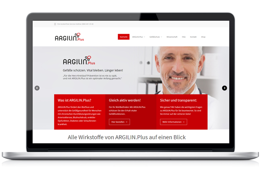 Webseite ArgilinPlus