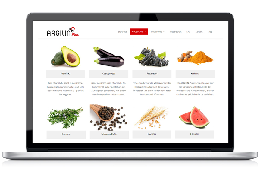 Webseite ArgilinPlus