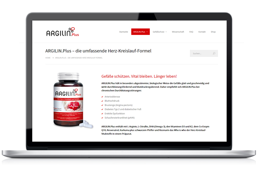 Webseite ArgilinPlus