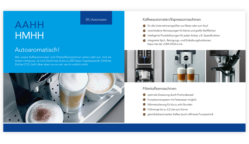 Imagebroschüre - Conference & Coffee Service