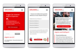 Webseite Arginin.de - Alles, was Sie über Arginin wissen müssen!