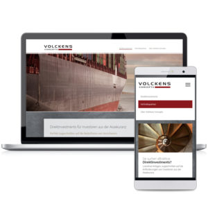 Webseite Volckens Concepts