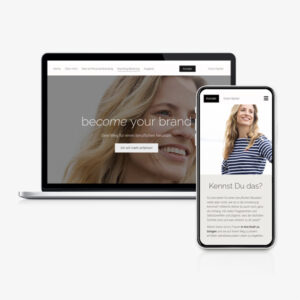 Abbildung Webseite Becomeyourbrand